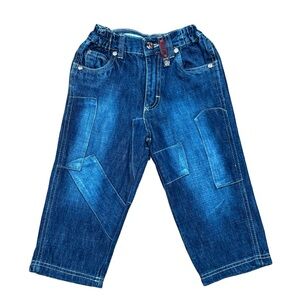 VINTAGE Mecca Boy’s Casual Solid Blue Denim Jeans